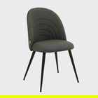 Scaun Ludi, Homla, 53x50x85 cm, metal/poliester, verde