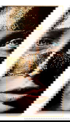 Tablou decorativ Nairobi -B, Mauro Ferretti, 52x102 cm, lemn de pin/canvas pictat si lacuit, multicolor