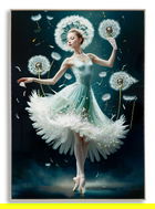 Tablou decorativ Dancing -B, Mauro Ferretti, 72x102 cm, lemn de pin/canvas pictat si lacuit, multicolor