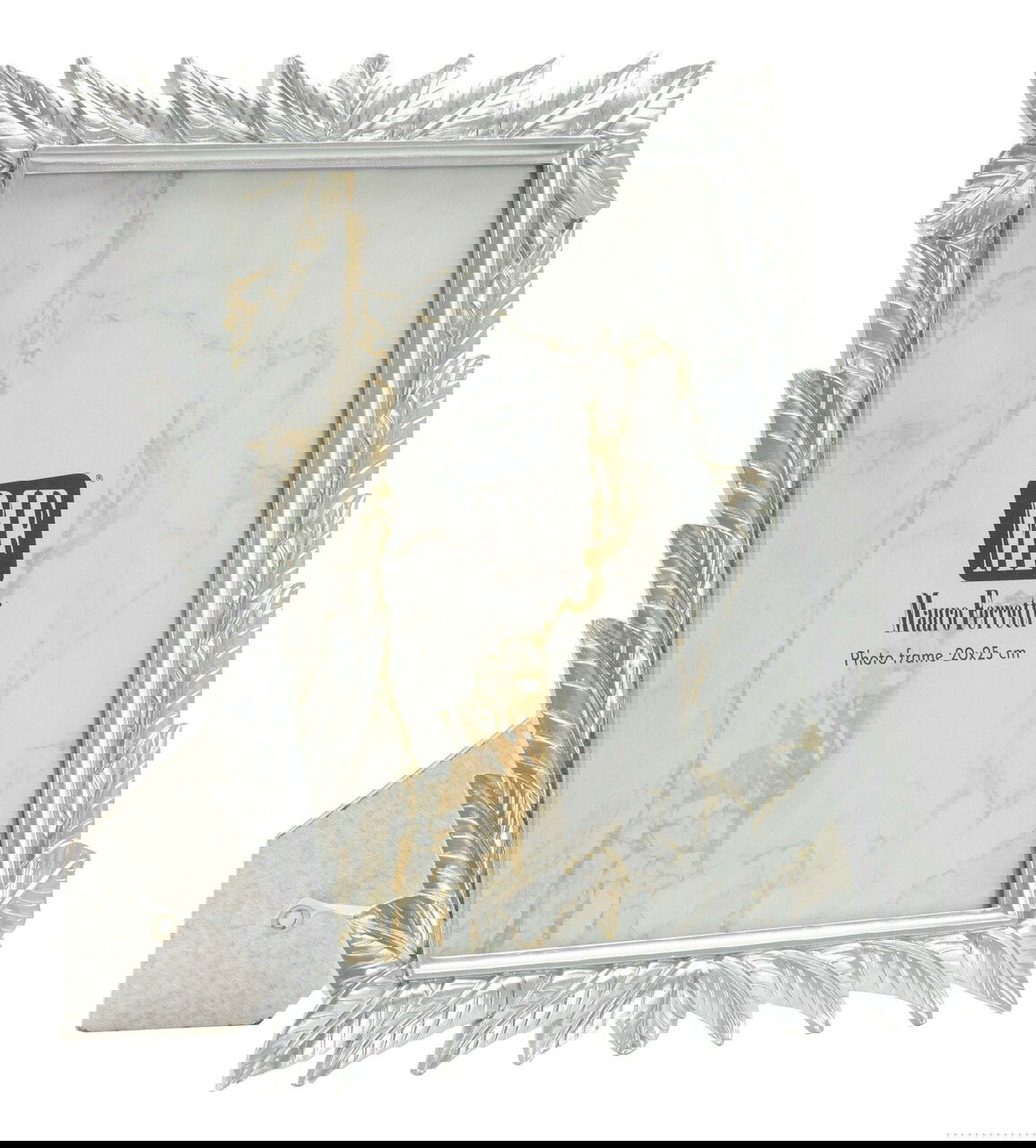Rama foto Leavy, Mauro Ferretti, 20x25 cm, polirasina/sticla, argintiu