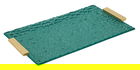 Tava decorativa Grent, Mauro Ferretti, 34x19.5x3 cm, polirasina, verde/auriu
