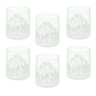 Set 6 pahare Venezia, Andrea Fontebasso, 300 ml, sticla, alb/transparent