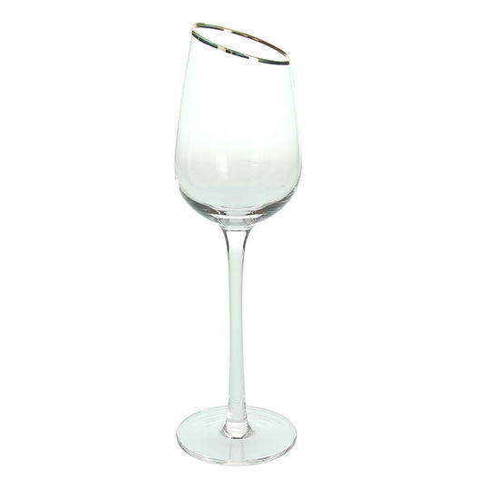 Set 6 pahare Margot, Andrea Fontebasso, 200 ml, sticla, auriu/transparent