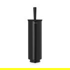 Perie de toaleta cu suport, Brabantia, Profile Black, 12.5x11.5x43 cm, otel, negru