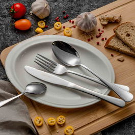 Set tacamuri 24 piese Prima, Luigi Ferrero, inox, argintiu