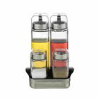 Oliviera 5 piese Rome, Luigi Ferrero, 14.3x11.5x20.3 cm, 100 ml, 270 ml, inox/sticla