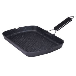Tigaie grill Hanna, Luigi Ferrero, 34x24 cm, aluminiu turnat