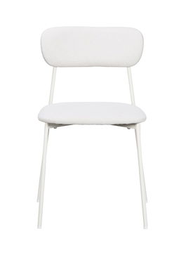 Scaun Inka, Bizzotto, 45x49x78 cm, otel/poliester, alb