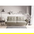 Canapea extensibila 3 locuri ELTAP, SO-BEL-22IN, Bellis, 220x90x83 cm, lemn/poliester, bej