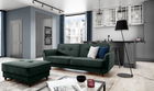 Canapea extensibila 3 locuri ELTAP, SO-BEL-38RIV, Bellis, 220x90x83 cm, lemn/poliester, verde inchis