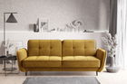 Canapea extensibila 3 locuri ELTAP, SO-BEL-45LO, Bellis, 220x90x83 cm, lemn/poliester, mustar
