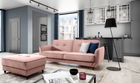 Canapea extensibila 3 locuri ELTAP, SO-BEL-63MO, Bellis, 220x90x83 cm, lemn/poliester, roz