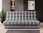 Canapea extensibila 3 locuri ELTAP, Clareta, 197x95x96 cm, lemn/poliester, gri inchis