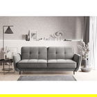 Canapea extensibila 3 locuri ELTAP, SO-BEL-04GO, Bellis, 220x90x83 cm, lemn/poliester, gri deschis