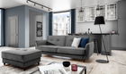 Canapea extensibila 3 locuri ELTAP, SO-BEL-04NU, Bellis, 220x90x83 cm, lemn/poliester, gri