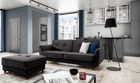 Canapea extensibila 3 locuri ELTAP, SO-BEL-05LO, Bellis, 220x90x83 cm, lemn/poliester, gri inchis