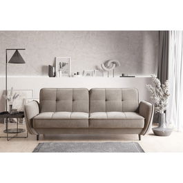 Canapea extensibila 3 locuri ELTAP, SO-BEL-07PO, Bellis, 220x90x83 cm, lemn/poliester, bej