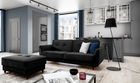 Canapea extensibila 3 locuri ELTAP, SO-BEL-10LO, Bellis, 220x90x83 cm, lemn/poliester, negru