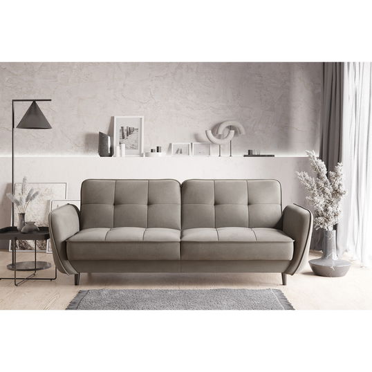 Canapea extensibila 3 locuri ELTAP, SO-BEL-18SO, Bellis, 220x90x83 cm, lemn/poliester, bej