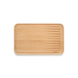 Tocator pentru carne, Brabantia, Profile, 40x25x1.9 cm, lemn de fag, natural