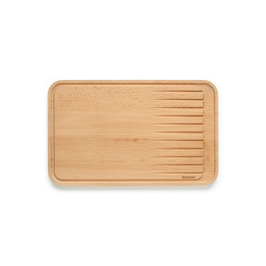 Tocator pentru carne, Brabantia, Profile, 40x25x1.9 cm, lemn de fag, natural