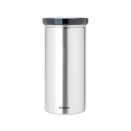 Organizator pentru 18 capsule de cafea, Brabantia, Matt Fingerprint Proof , 8.5x17 cm, inox, argintiu mat/gri