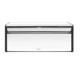Cutie pentru paine, Brabantia, Fall Front Brilliant, 46.5x25x18.7 cm, otel, argintiu lucios/negru
