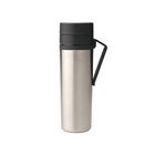 Sticla termos, Brabantia, Make&Take, 10x7.1x22.6 cm, 500ml, otel, gri inchis