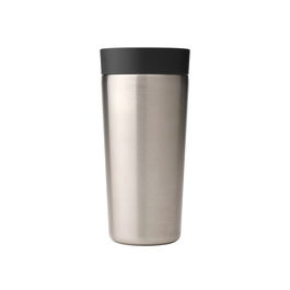 Cana termos, Brabantia, Make&Take, 8.1x17.3 cm, 360 ml, otel, gri inchis