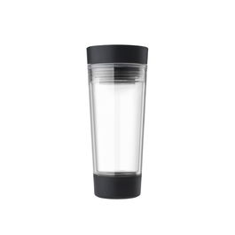 Cana termos pentru ceai, Brabantia, Make&Take, 8.4x20.1 cm, 360 ml, plastic, gri inchis