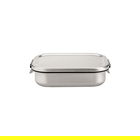 Caserola pentru pranz, Brabantia, Make&Take, 20.5x14.5x5.8 cm, 1.1 L, inox, argintiu mat