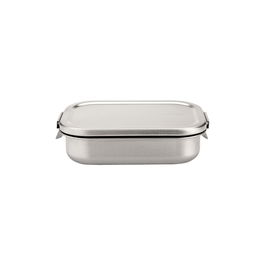 Caserola pentru pranz, Brabantia, Make&Take, 20.5x14.5x5.8 cm, 1.1 L, inox, argintiu mat