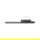 Set organizator chiuveta cu suport de uscare vase, Brabantia, SinkStyle Mineral, 75x13x15 cm, plastic/inox, gri inchis