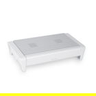 Plita cu lumanari pentru incalzit mancare, Brabantia, White, 35.7x18.8x8 cm, otel/aluminiu, alb