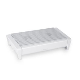 Plita cu lumanari pentru incalzit mancare, Brabantia, White, 35.7x18.8x8 cm, otel/aluminiu, alb