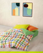 Lenjerie de pat dubla, Hype - Green, Cozy Home, Bumbac Ranforce