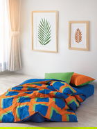Lenjerie de pat dubla, Venus - Blue, Cozy Home, Bumbac Ranforce