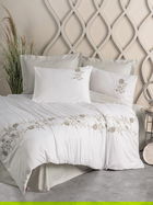Lenjerie de pat dubla, Urian - Beige, Cotton Box, Bumbac Satinat