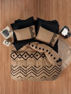 Lenjerie de pat dubla, Elio - Copper, Cotton Box, Bumbac Ranforce