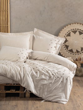 Lenjerie de pat dubla, Arie, Cotton Box, 25% in / 75% bumbac