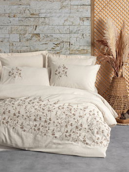 Lenjerie de pat dubla, Hemera, Cotton Box, 75% bumbac / 25% in