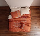 Lenjerie de pat dubla, Tiva - Beige, Cotton Box, Bumbac Ranforce