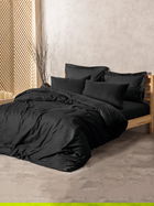 Lenjerie de pat dubla, Plaid - Black, Cotton Box, Bumbac Ranforce