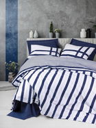 Lenjerie de pat dubla, Nifty - Dark Blue, Cotton Box, Bumbac Ranforce