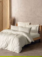Lenjerie de pat pentru o persoana, Plaid - Cream, Cotton Box, Bumbac Ranforce
