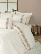 Lenjerie de pat dubla, Floro, Cotton Box, 85% bumbac / 15% in