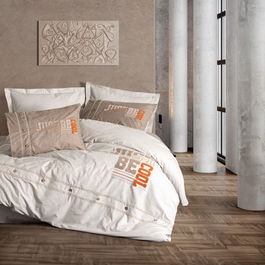 Lenjerie de pat dubla, Cool - Brown, Cotton Box, Bumbac Ranforce
