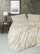 Lenjerie de pat dubla, Jocus - Beige, Cotton Box, Bumbac Ranforce