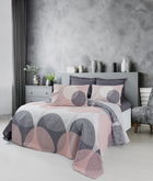 Cuvertura pique Single, Leron - Grey, Cotton Box, 50% bumbac / 50% poliester