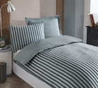 Lenjerie de pat pentru o persoana 2 piese, Road Potlu - Green, EnLora Home, 70% bumbac/30% poliester